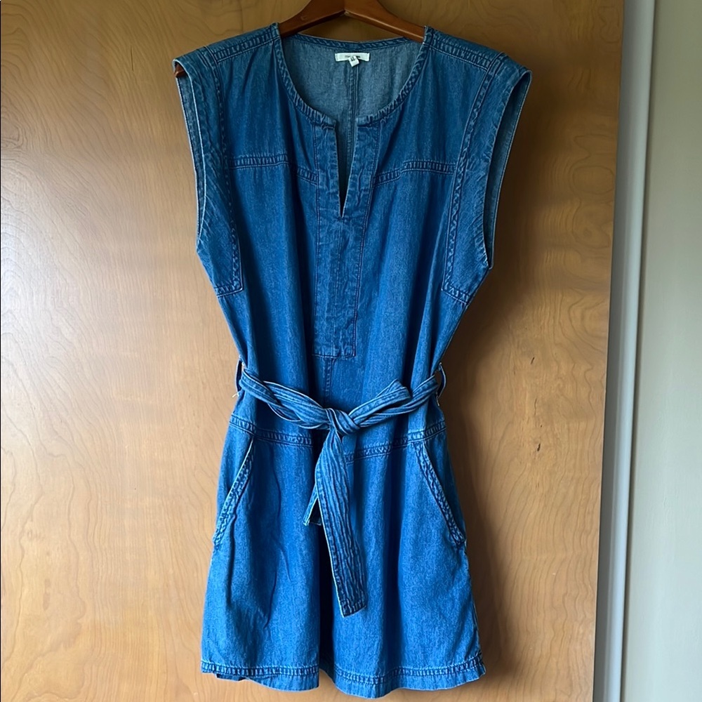 Maurices Blue Sleeveless Wrap Dress
